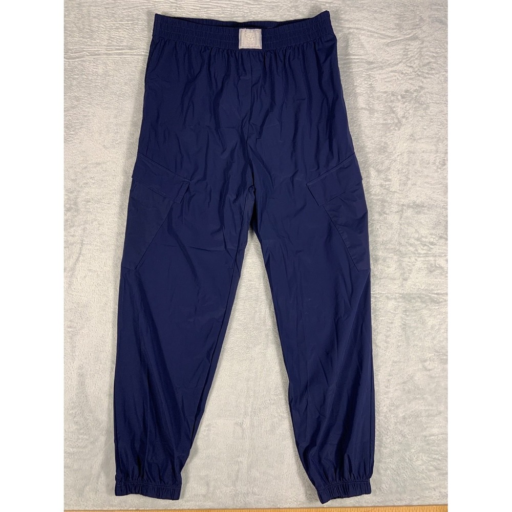 Heroine Sport Cargo Jogger Women's Pants XL Blue Lightweight Performance Fabric